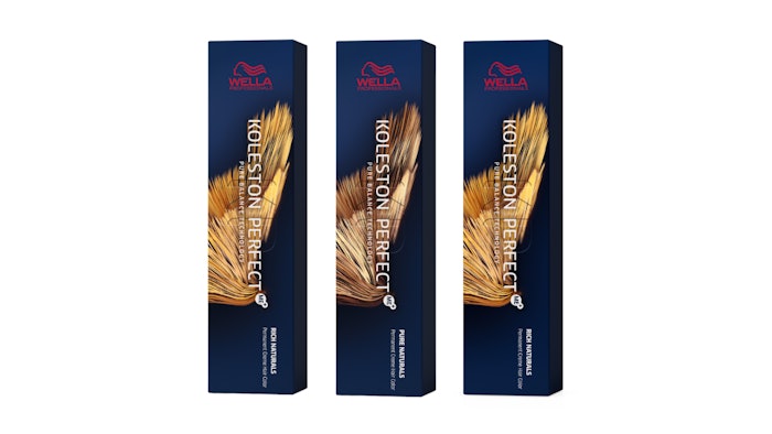 Offer the latest trendy looks in the cool brown space thanks to three new dark cool brown shades in Wella’s Koleston Perfect line for intense, long lasting neutralization of brassy tones.