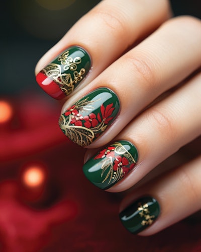 'Choose rich, deep shades like burgundy, navy blue or emerald green. These colors evoke a sense of elegance and warmth that perfectly complements the season.'