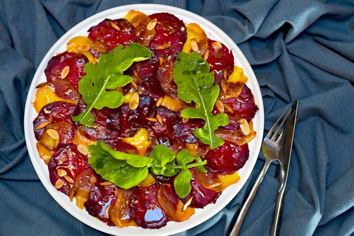 Baked Beetroot Carppacio (5)