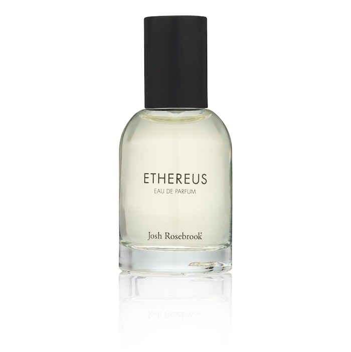 The base of the fragrance is composed of organic grape alcohol with organic essential oils, natural botanical resins and safe sustainable synthetics.