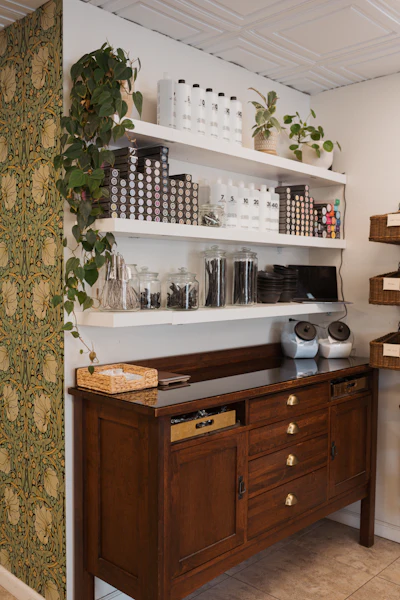 'Our salon feels inviting, cozy, with a touch of Victorian apothecary.'