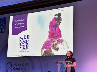 Sensegen VP of Fragrance and senior perfumer, Angélique Burke.