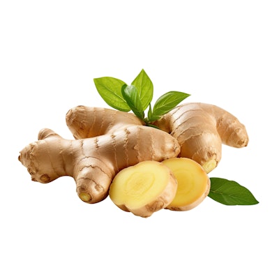 Gingerol activates heat receptors on the tongue and is added through an oleoresin.