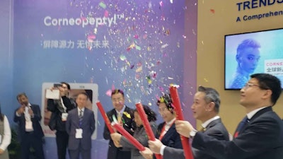 PCHi kicked off with a bang as several ingredient launches, including Lucas Meyer's Corneopeptyl, were celebrated with firework poppers and a shower of confetti.