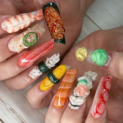 3D Gel Nails