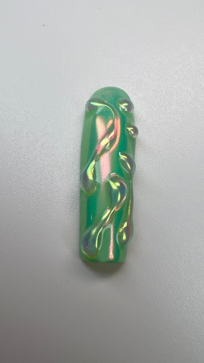 Mint chrome on chrome waves