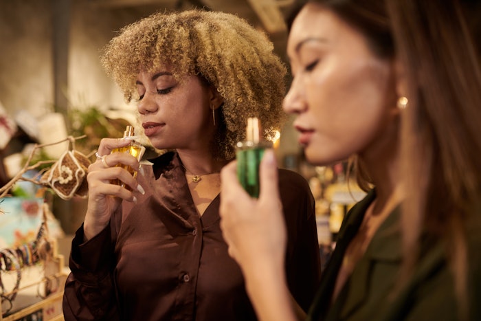 According to NielsenIQ data, the categories with the largest U.S. in-store growth were candles/fragrance oils, fragrances and deodorant, while online growth leaders were slightly reshuffled, led by deodorant, candles/fragrance and hair care.