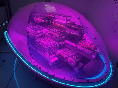 Interstellar Lab specializes in developing and operating advanced biofarming platforms to accelerate plant growth and trigger specific molecule production in plants.