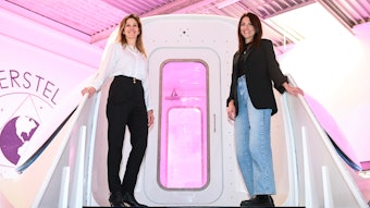 L to R: Michal Benmayor (dsm-firmenich) and Barbara Belvisi (Interstellar Lab).