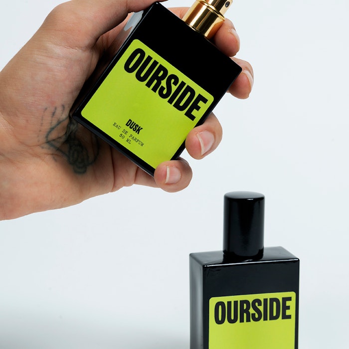 Ourside will debut at Bergdorf Goodman with full sizes ($196/50 ml) of each of the brand’s scents: Dusk, Moon Dust and Nostalgia.