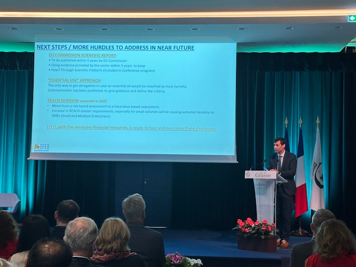 Outgoing EFEO president Manolo Donaire sharing the organization’s outlook and outlining future obstacles.