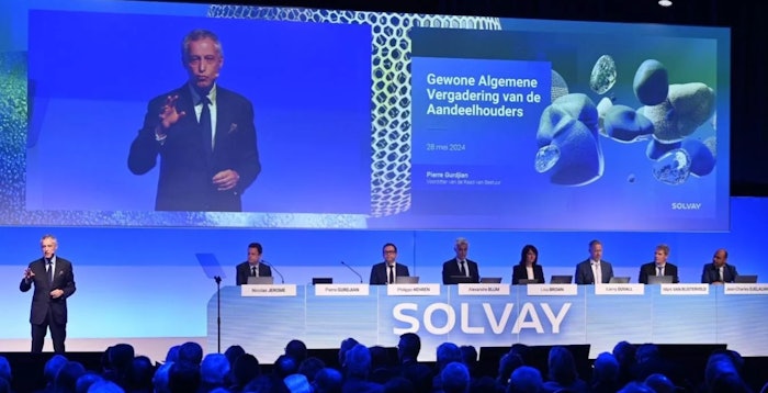 Pierre Gurdjian, chairman of the board, highlighted Solvay's significant transformation and achievements over the past year.