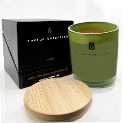 Energe' Botanicals Calming Tobacco Patchouli Candle