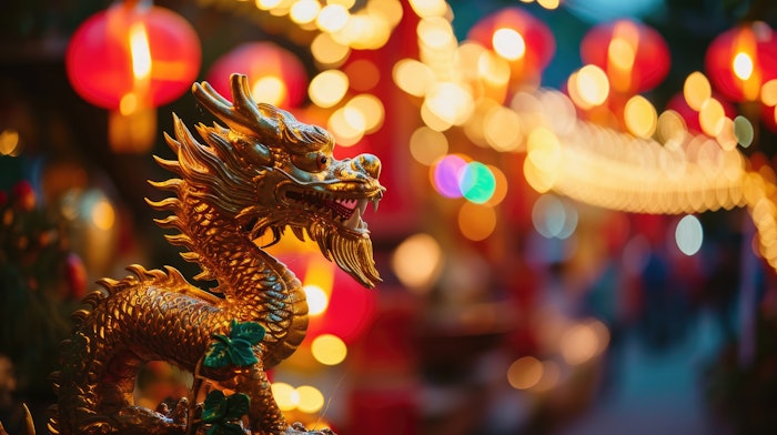 The creation was designed to evoke the 'best of Joya’s NY heritage with the celebratory expressions of the Lunar New Year’s Wood Dragon.'