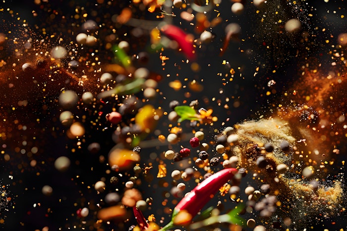 See how materials from Avant Organics, Natural Advantage, Penta International Corp, Gourmet Ingredients B.V. and Sensient can be used in flavor formulations.