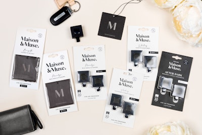 Inspired by iconic women, Maison&Muse’s car fresheners neutralize odors without overpowering or highly artificial scents.