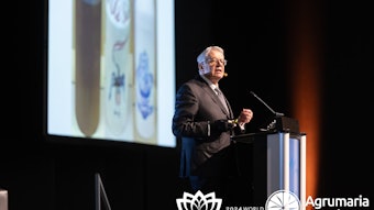 Michael Edwards presenting 'The Making of American Legends,' during day one of World Perfumery Congress 2024.