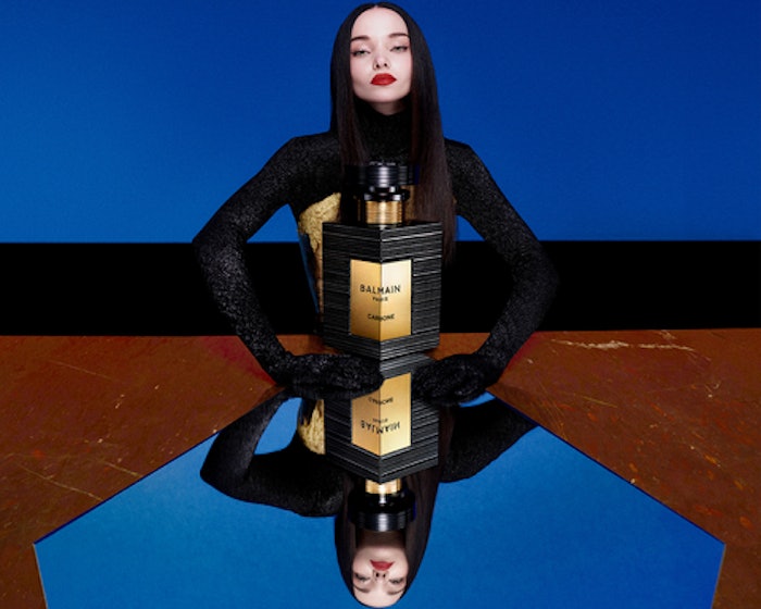 Les Éternels de Balmain is said to be inspired by Pierre Balmain’s Parisian legacy and creative director Olivier Rousteing’s modern influence on fashion, and now beauty.