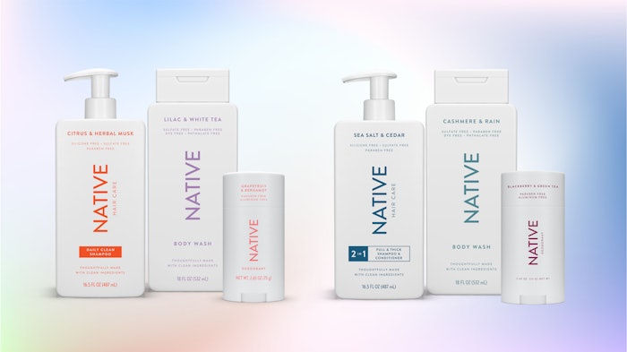 An assortment of Native's most popular scents and products, curated into captivating scent stories including Solar Florals and Balancing Nature.