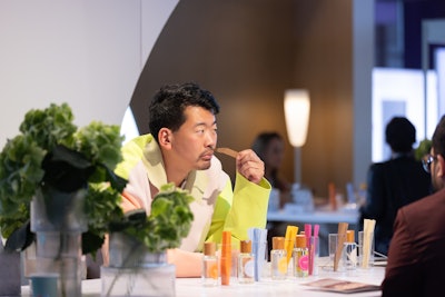 At Mane's WPC 2024 booth, there was a splendid ingredients palette to discover at the gate with six molecules from the future available in the present.