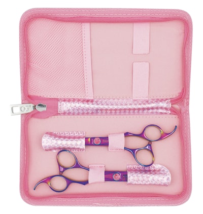 The 2024 Breast Cancer Awareness Shears Collection features SilkCut shears in a variety of sizes.
