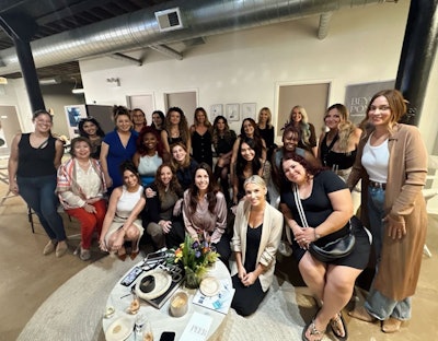 Beauty Launchpad attends the Bridal Hairstylist Connection at Peer Beauty in Chicago the day after Beauty Gives Back.