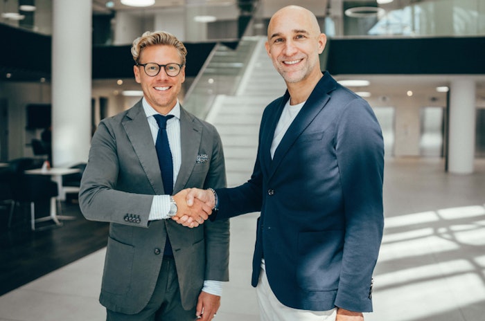 L to R: Stepahn Kemen (CEO of Mäurer & Wirtz) and Gernot Lenz (CEO of Tom Tailor).