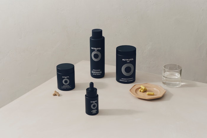 Nutrafol’s physician-formulated shampoo and conditioner duo is designed to simplify and upgrade men’s haircare routines while targeting common visible scalp concerns that can lead to hair breakage and thinning.
