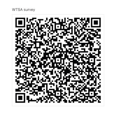 Take a moment to share your feedback for the U.S.-based survey. QR code provided!