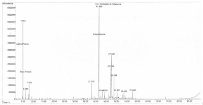 The main components have a novel bis-norsesquiterpenic structure.