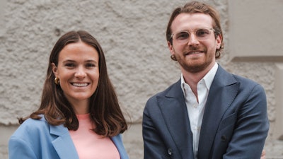 (from L): Johanna Nissén Karlsson, CEO of Vividye, and Pontus Ottosson, CEO and head of investment at Chalmers Ventures