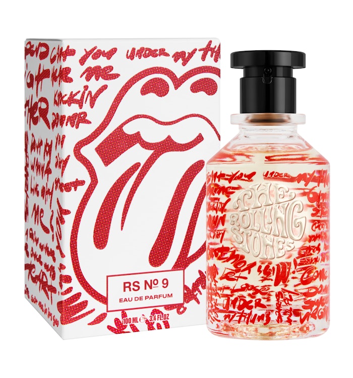 The bottle design is inspired by The Rolling Stones’ iconic RS No.9 Carnaby store on London’s famous Carnaby Street.