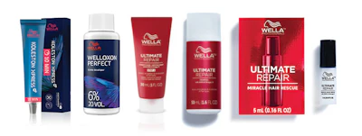 Wella Professionals ULTIMATE REPAIR regimen, Koleston Xpress and Welloxon Perfect