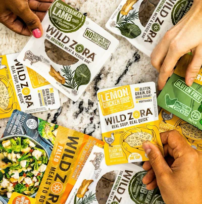 A variety of Wild Zora meal packages