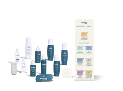K-Headspa Treatment Kit, which includes sparkling tablets.