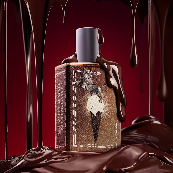 The new fragrance includes notes of chocolate, vanilla and cardamom.