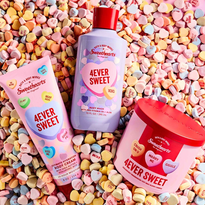 バスアンドボディワークス　4ever sweet Bath & Body Works Announces Collaboration with Sweethearts