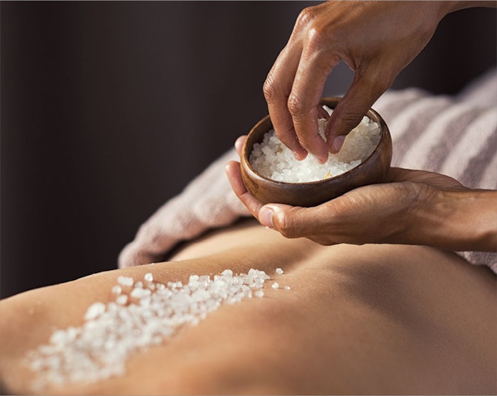 Salt body exfoliation