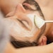 Man having a facial mask at the spa