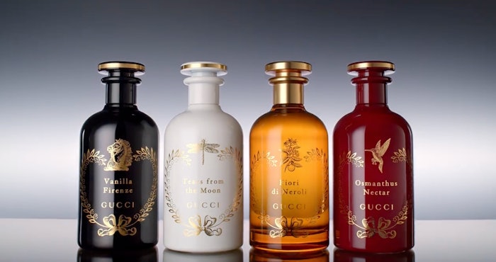 The supporting launch campaign, designed by Creative Director Sabato De Sarno, showcases the ingredients and processes behind each scent through tactile imagery.