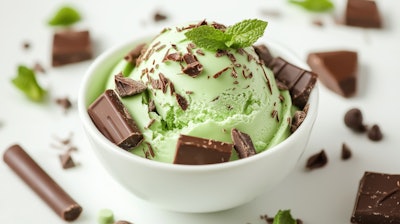 Mint has traditionally been used in confectionery, dairy treats and baked goods.