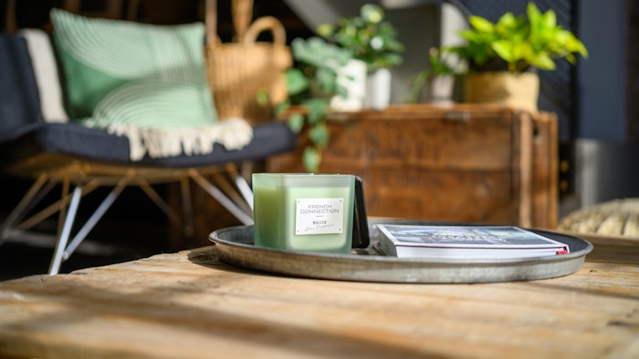 The candles and home fragrances were created with responsibly-sourced ingredients, including sustainably-sourced shea butter from the West African savannah.
