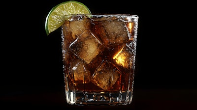 The lime compact deco ingredient could be used for cola flavor profiles.