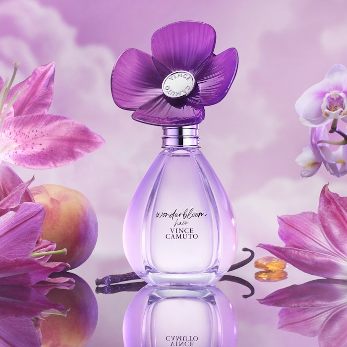 Wonderbloom Haze includes fragrance notes of bergamot, white peach, vanilla orchid and blonde cedarwood.