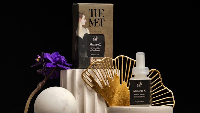 Madame X includes fragrance notes of apricot, bergamot, saffron and sandalwood.