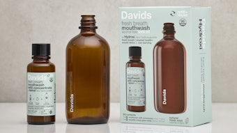 Davids Fresh Breath Mouthwash is available for purchase in a four-ounce concentrate.
