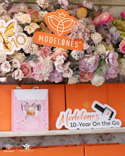 Modelones 10-Year On the Go Tour display