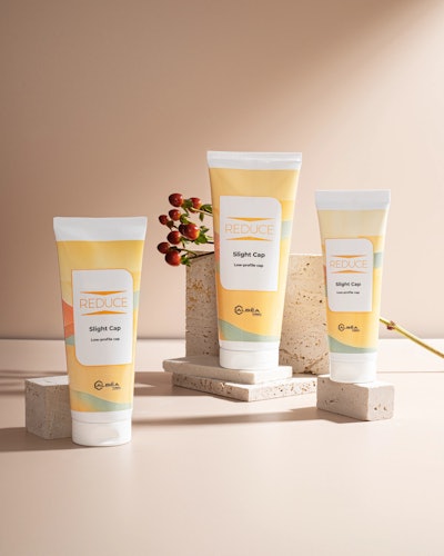 Albéa Tubes’ Slight Cap offers a low-profile, compact design that reduces plastic use.