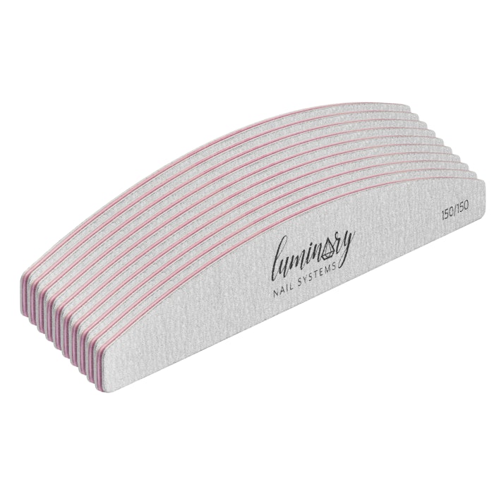 Luminary Nail Systems 150 Grit Finishing File is a premium, professional-grade tool designed for nail technicians seeking precision and durability.