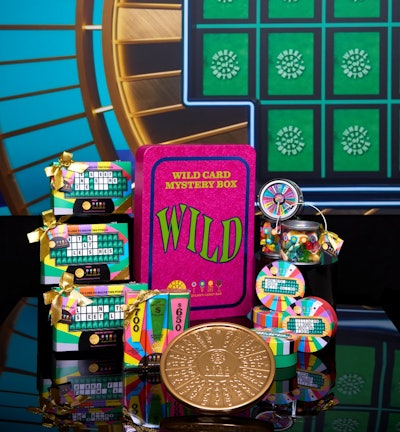 In partnership with Sony Pictures Television’s game show Wheel of Fortune, Dylan’s Candy Bar created seven collectible confections.